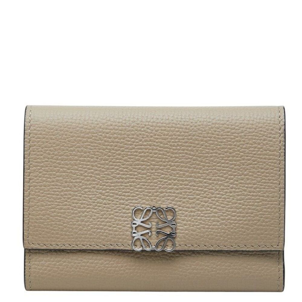 Loewe Anagram Leather Trifold Wallet